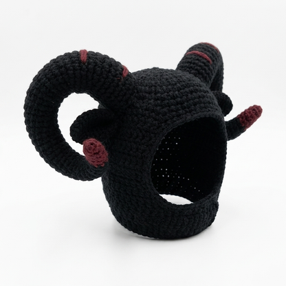 Crochet Goth Cat Hats