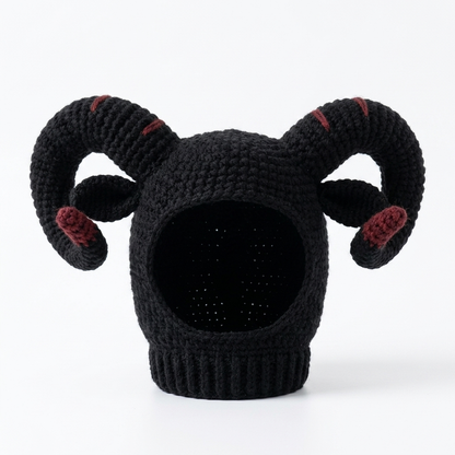 Crochet Goth Cat Hats