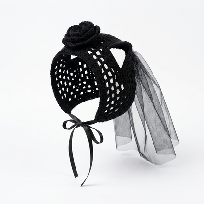 Crochet Goth Cat Hats